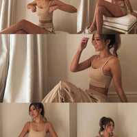 Liege Waffle Bra Top
